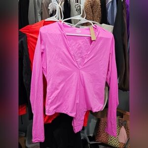 Fits everybody plunge bodysuit